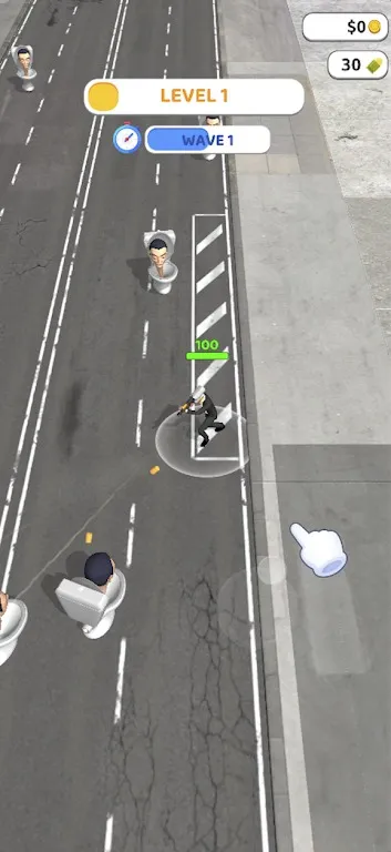 Skibidi War - Toilets Attack Screenshot 2