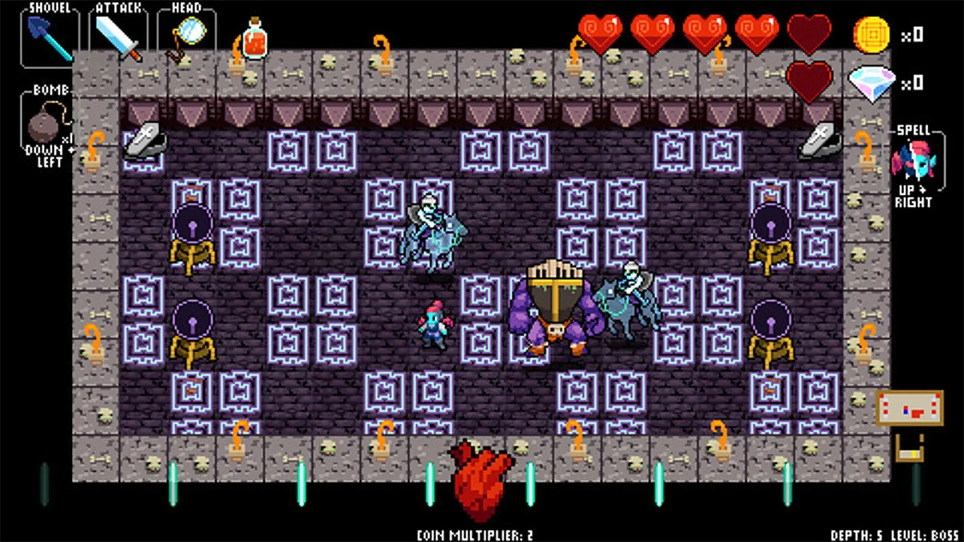 Crypt of the NecroDancer [мод: меню] Screenshot 4