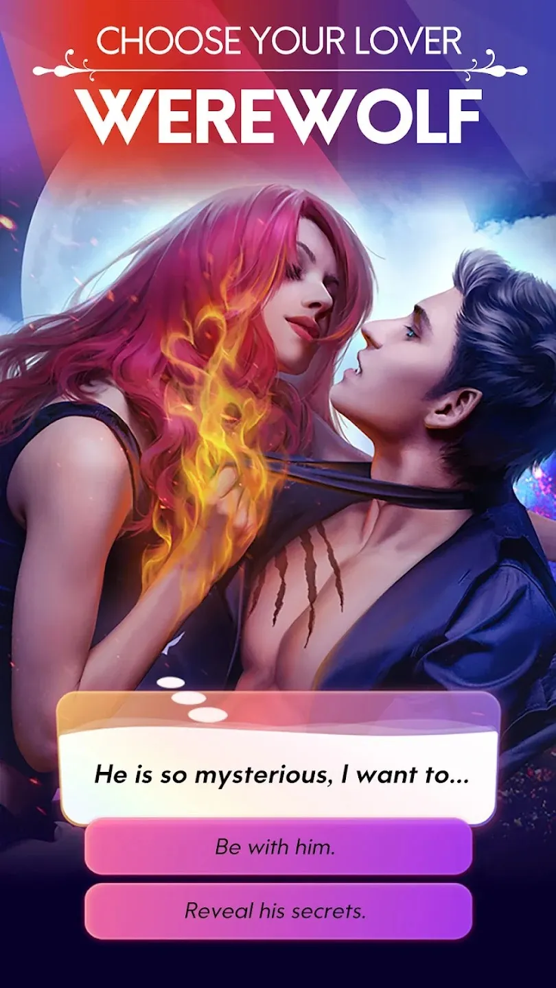 Crush: Werewolf &Vampire Story [мод: премиум выборы] Screenshot 3