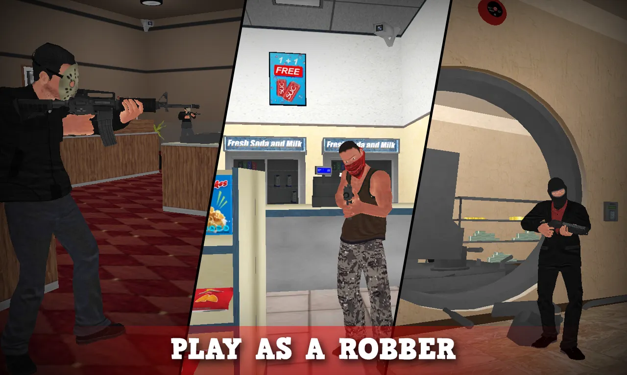 Justice Rivals 3 Cops&Robbers v1.200f8 APK Мод (Много денег) Screenshot 2