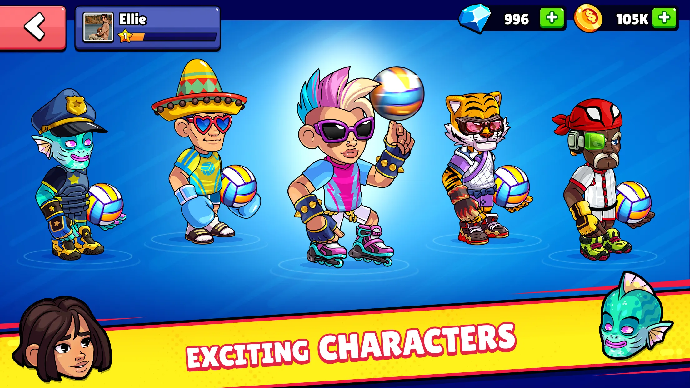 Volleyball Arena: Spike Hard v18.0.0 APK Мод (Меню, Оглушить противника, Удвоить очки) Screenshot 4