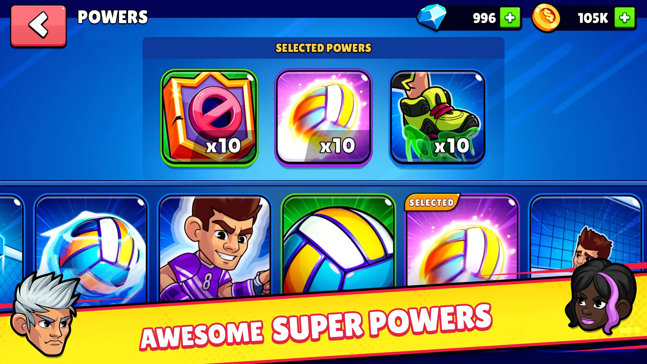 Volleyball Arena: Spike Hard v18.0.0 APK Мод (Меню, Оглушить противника, Удвоить очки) Screenshot 5