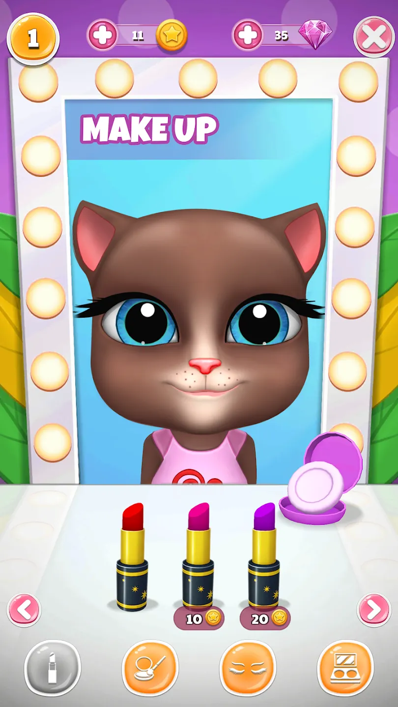 Моя Говорящая Кошка Лилия v1.50.8 APK Screenshot 2