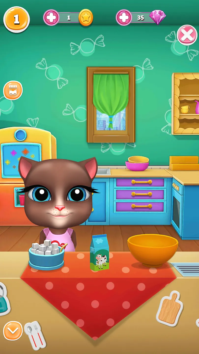 Моя Говорящая Кошка Лилия v1.50.8 APK Screenshot 4