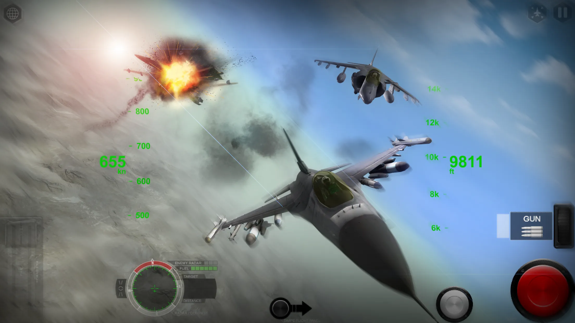 AirFighters Pro v4.3.2 APK Мод (Меню, Разблокированы все самолёты) Screenshot 5