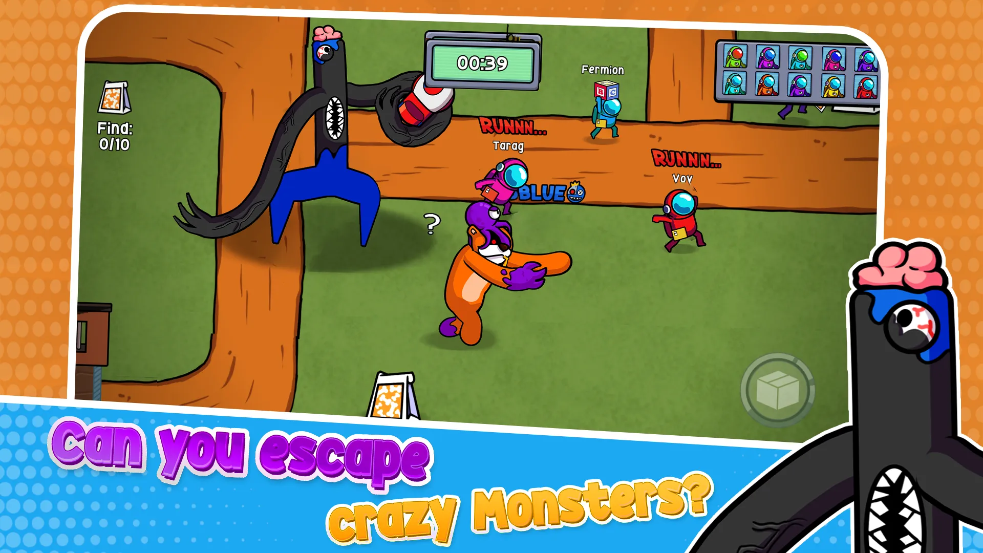 Survivor In Rainbow Monster v1.5.3 APK Мод (Меню, Много денег, Скиллы без кулдауна) Screenshot 3