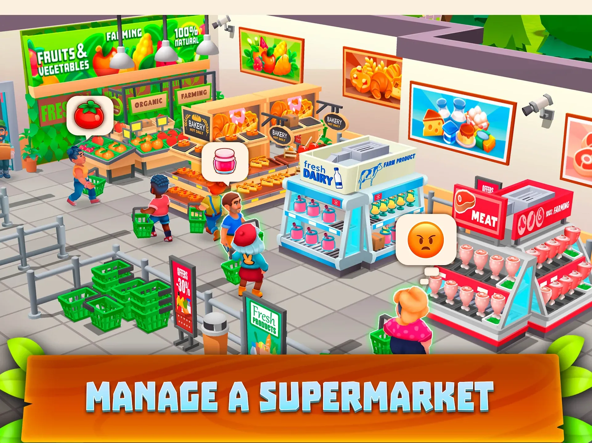Supermarket Village v1.5.1 APK Мод (Много денег) Screenshot 5