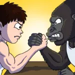 Скачать Arm Wrestling Clicker Мод (Много денег) на Андроид
