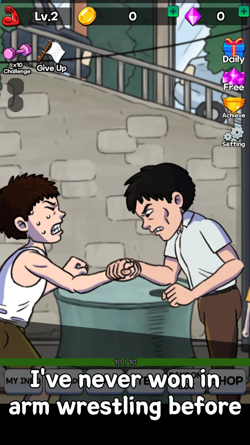Arm Wrestling Clicker v1.5.3 APK Мод (Много денег) Screenshot 3