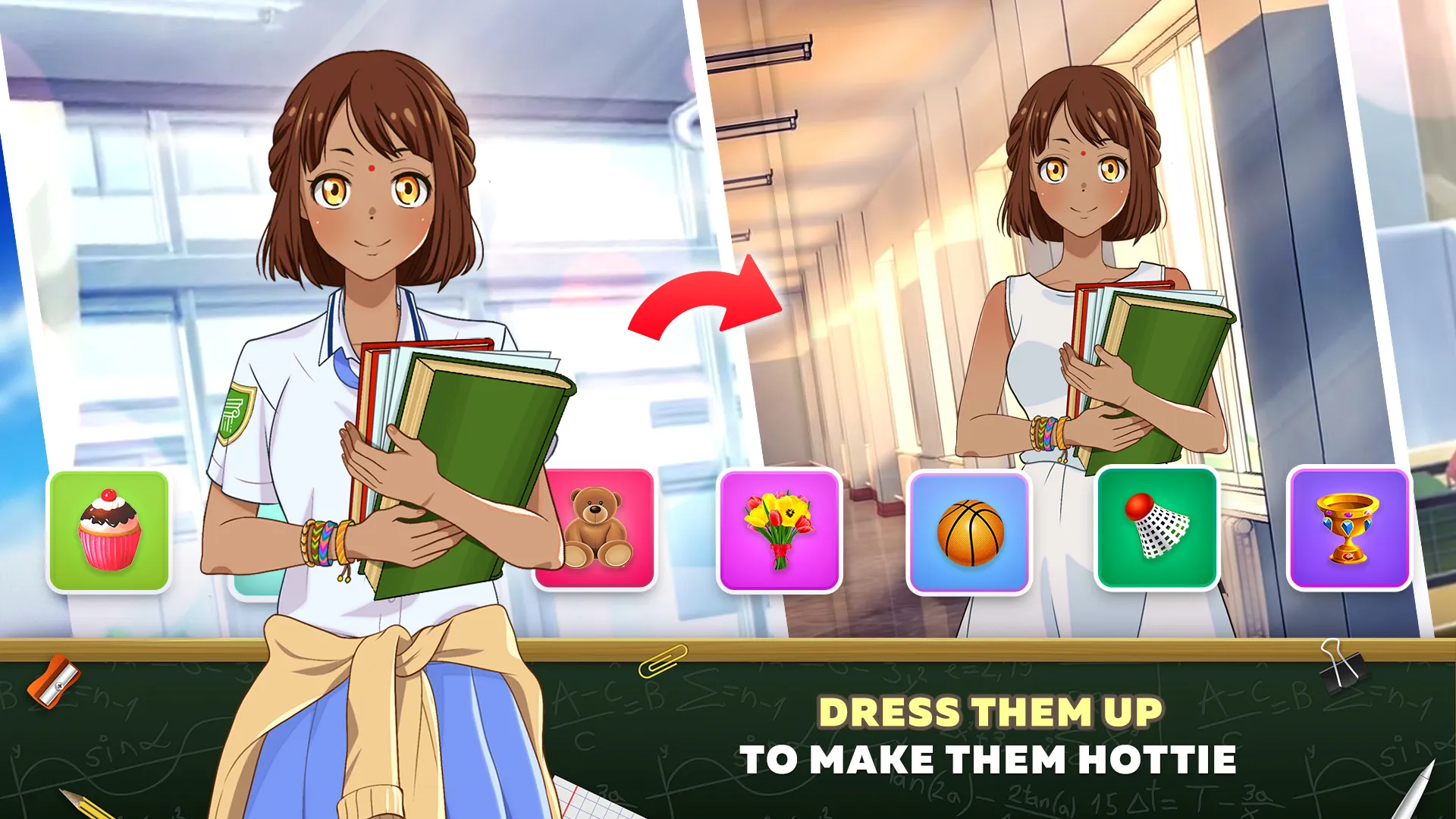 Love Academy [мод: бесконечная энергия] Screenshot 4