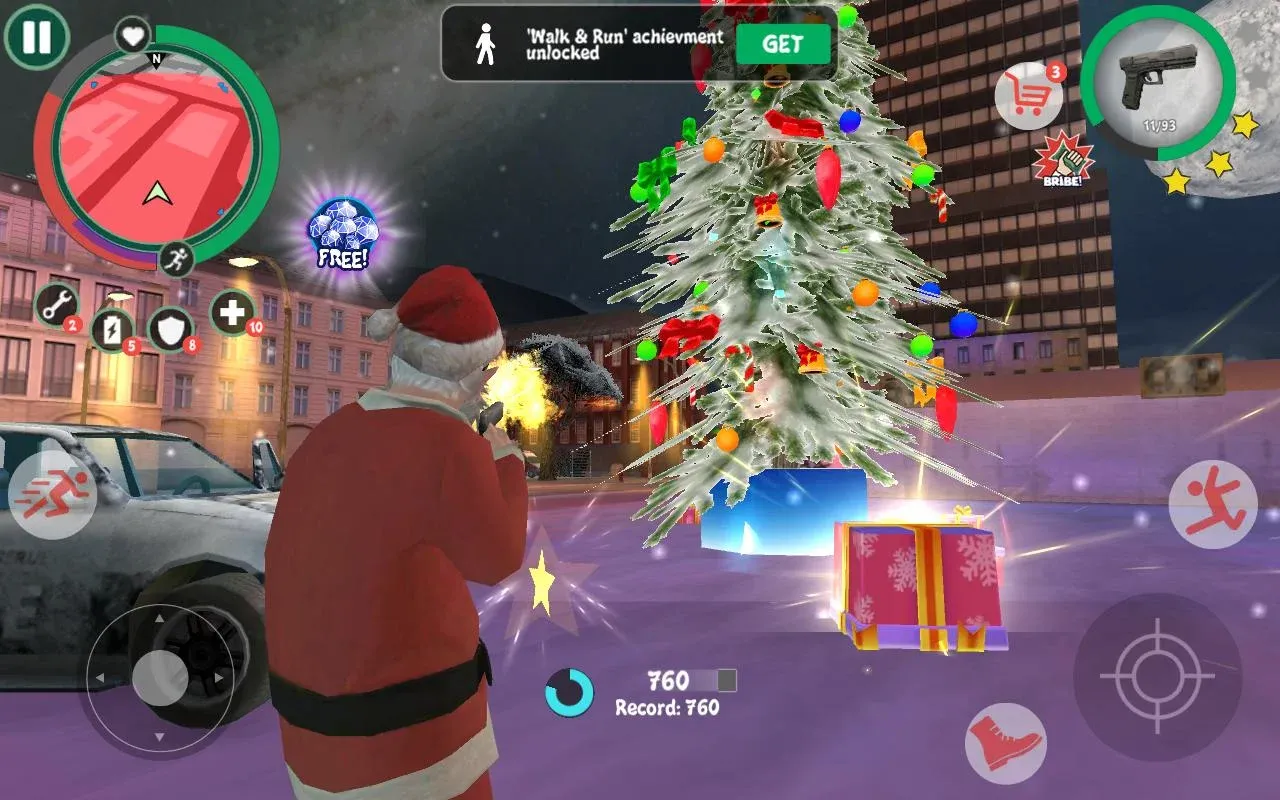 Crime Santa v2.4.6 APK Мод (Много навыков) Screenshot 1
