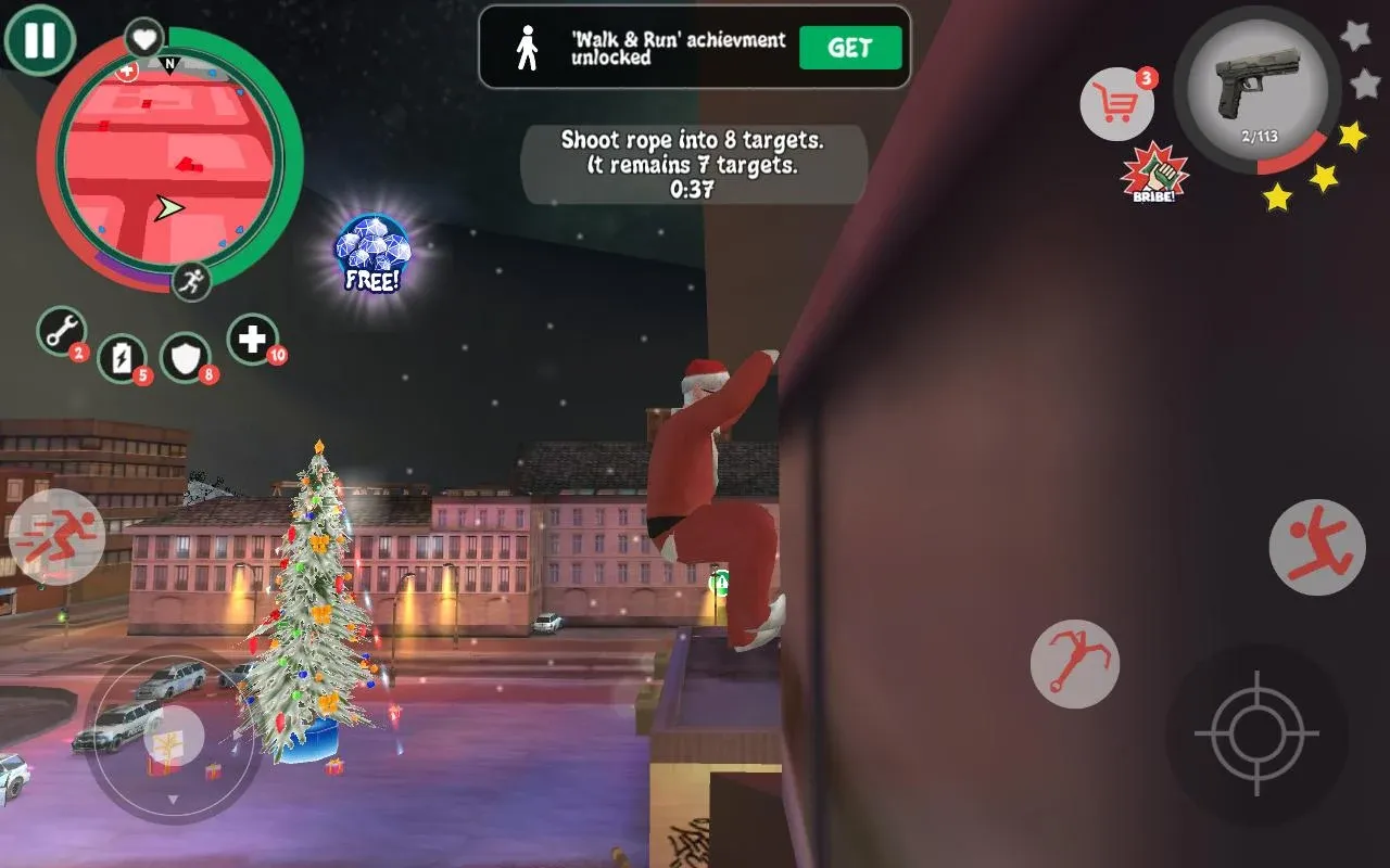 Crime Santa v2.4.6 APK Мод (Много навыков) Screenshot 2