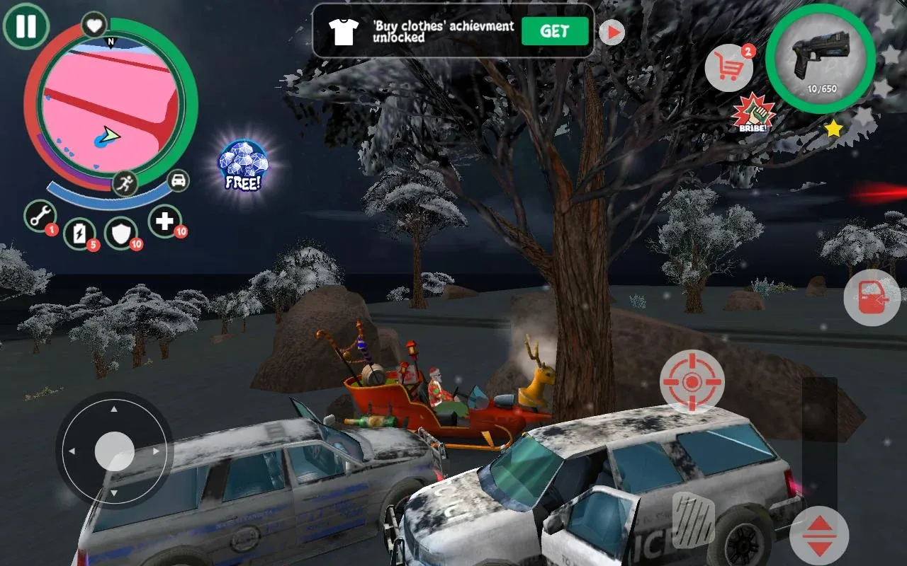 Crime Santa v2.4.6 APK Мод (Много навыков) Screenshot 4