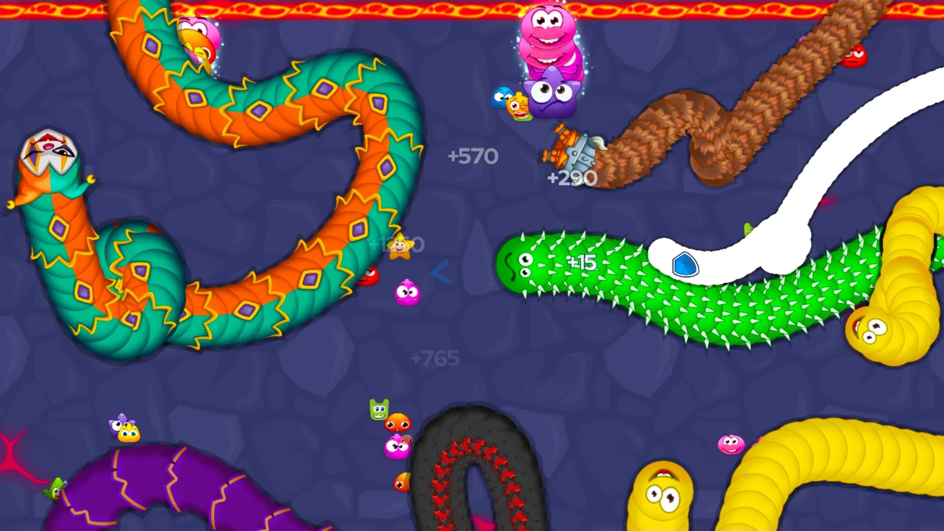 Червяки на охоте - змейка .iO v4.16.1 APK Мод (Много денег) Screenshot 1 Червяки на охоте - змейка .iO v4.16.1 APK Мод (Много денег) Screenshot 1