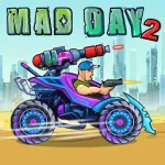 Скачать Mad Day 2: Shoot the Aliens [мод: много топлива] на Андроид