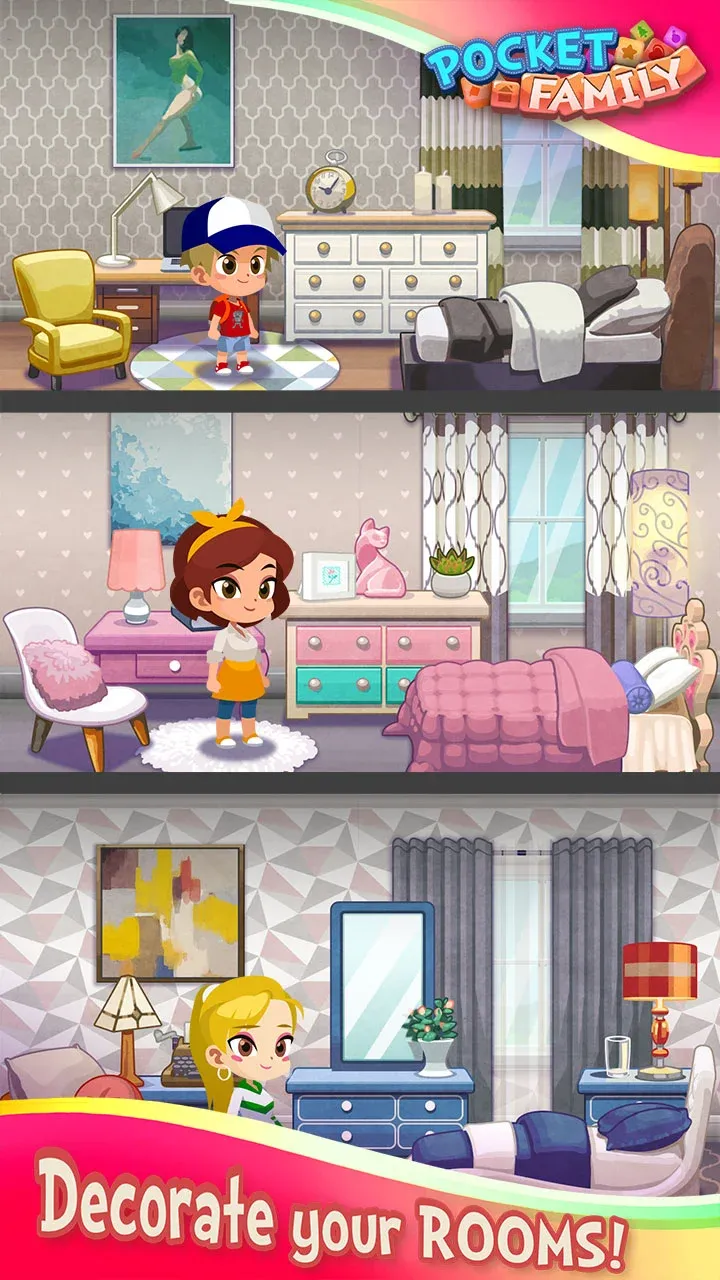 Pocket Family Dreams v1.1.5.47 APK Мод (Много денег) Screenshot 2