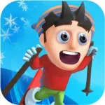 Скачать Ski Safari - 10-я Годовщина [мод: много денег] на Андроид