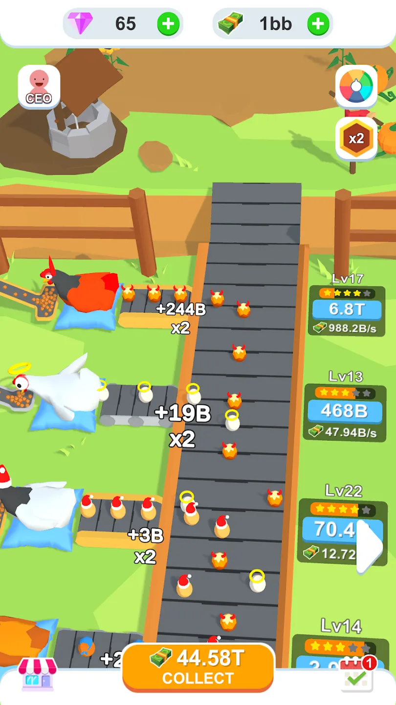 Фабрика яиц в режиме ожидания v3.4.6 APK Мод (Много денег) Screenshot 1 Фабрика яиц в режиме ожидания v3.4.6 APK Мод (Много денег) Screenshot 1