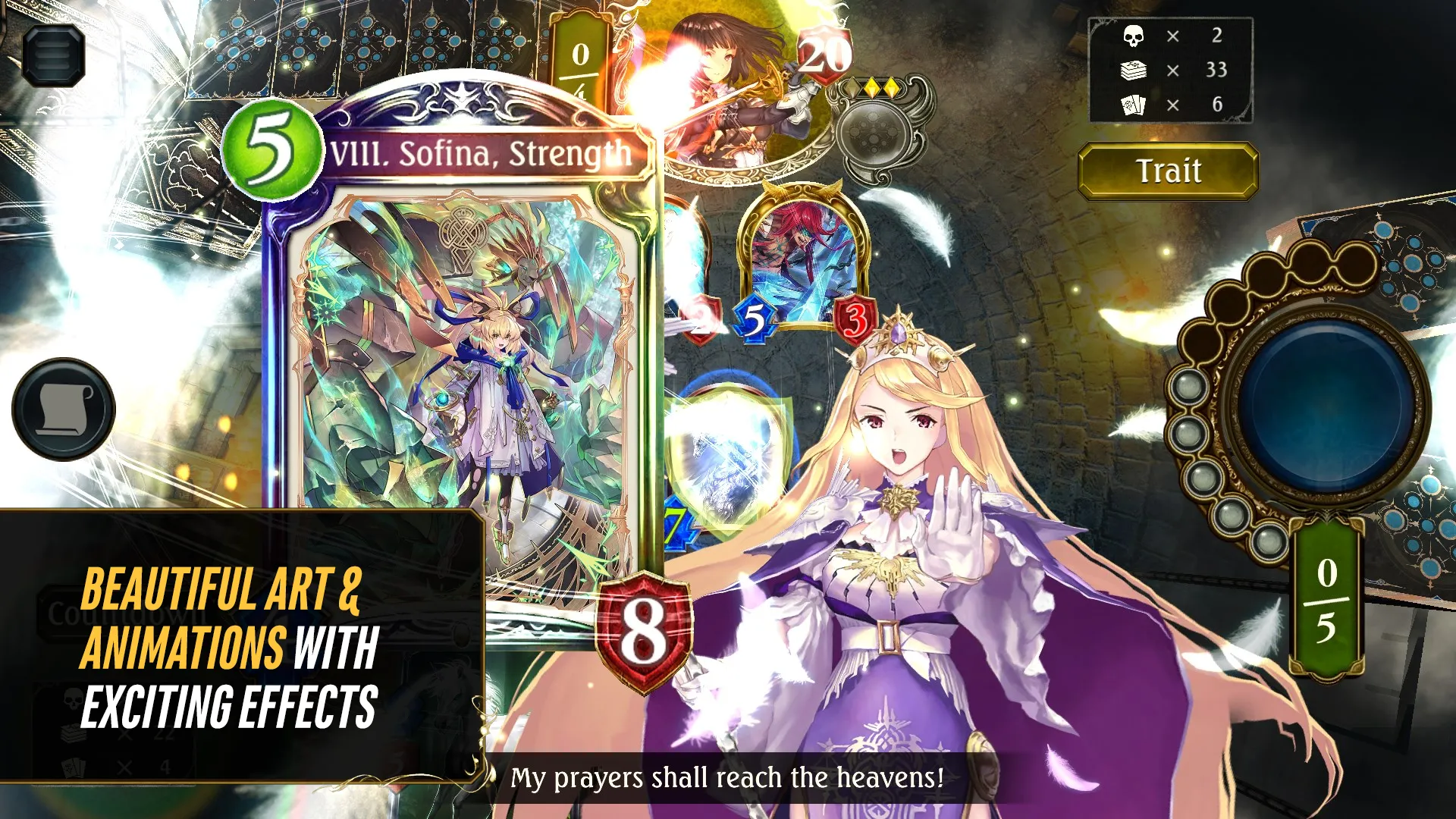 Shadowverse CCG v4.7.0 APK Мод (Меню, Множитель урона и защиты) Screenshot 1