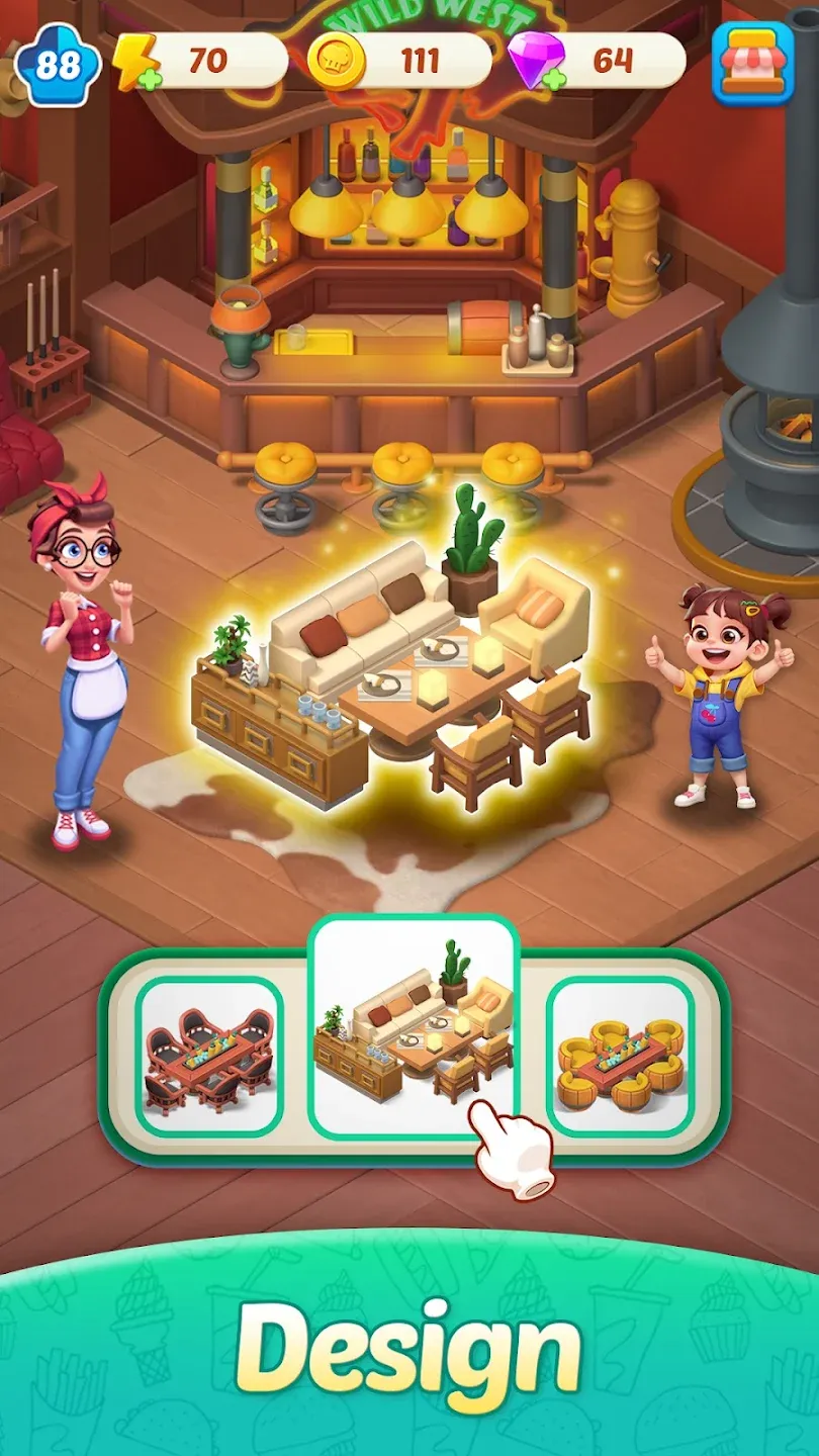 Соединяй и готовь Рестораны v1.40.0 APK Мод (Много денег) Screenshot 5