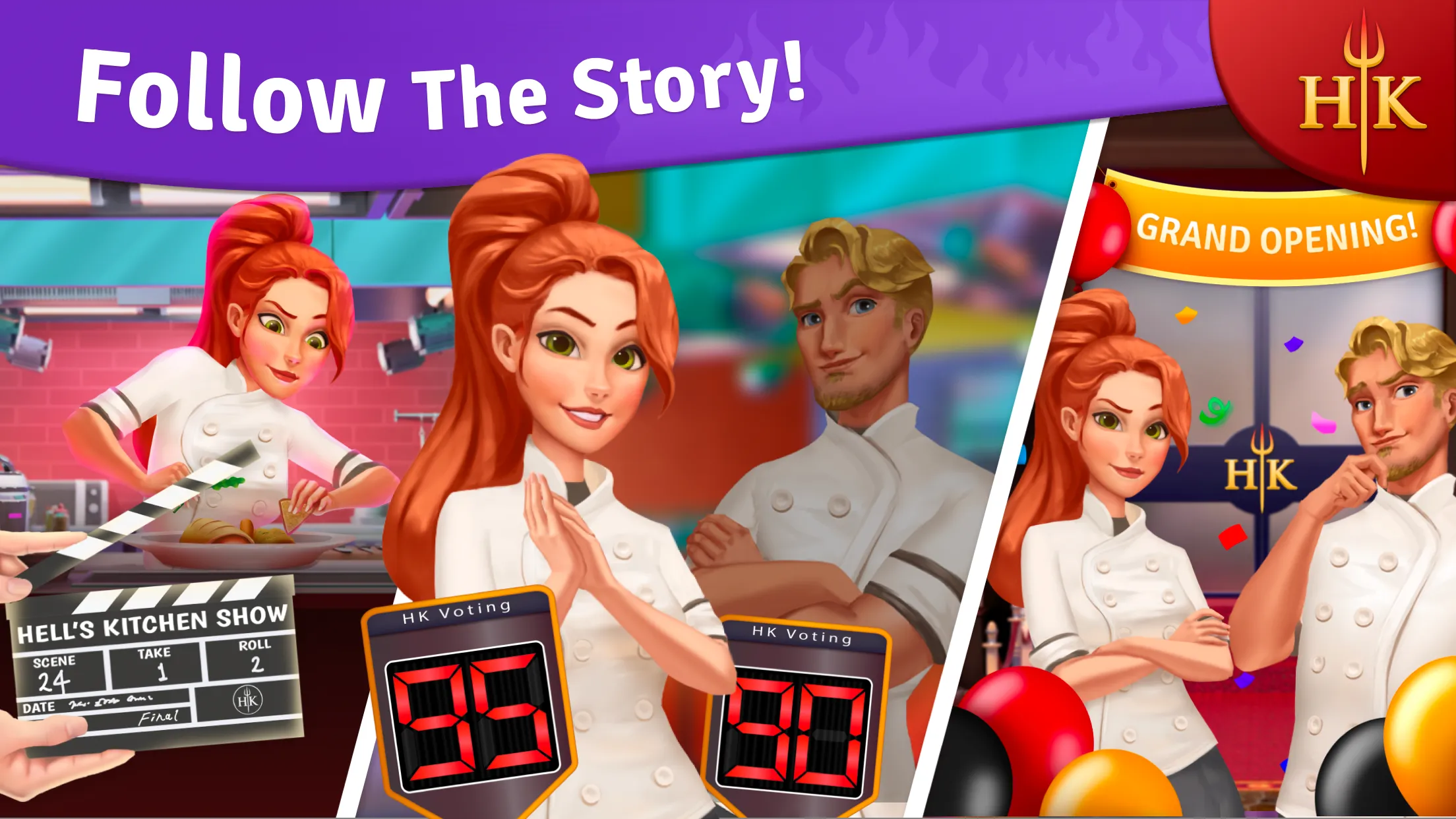 Hell's Kitchen: Match & Design v2.2.7 APK Мод (Много денег) Screenshot 5