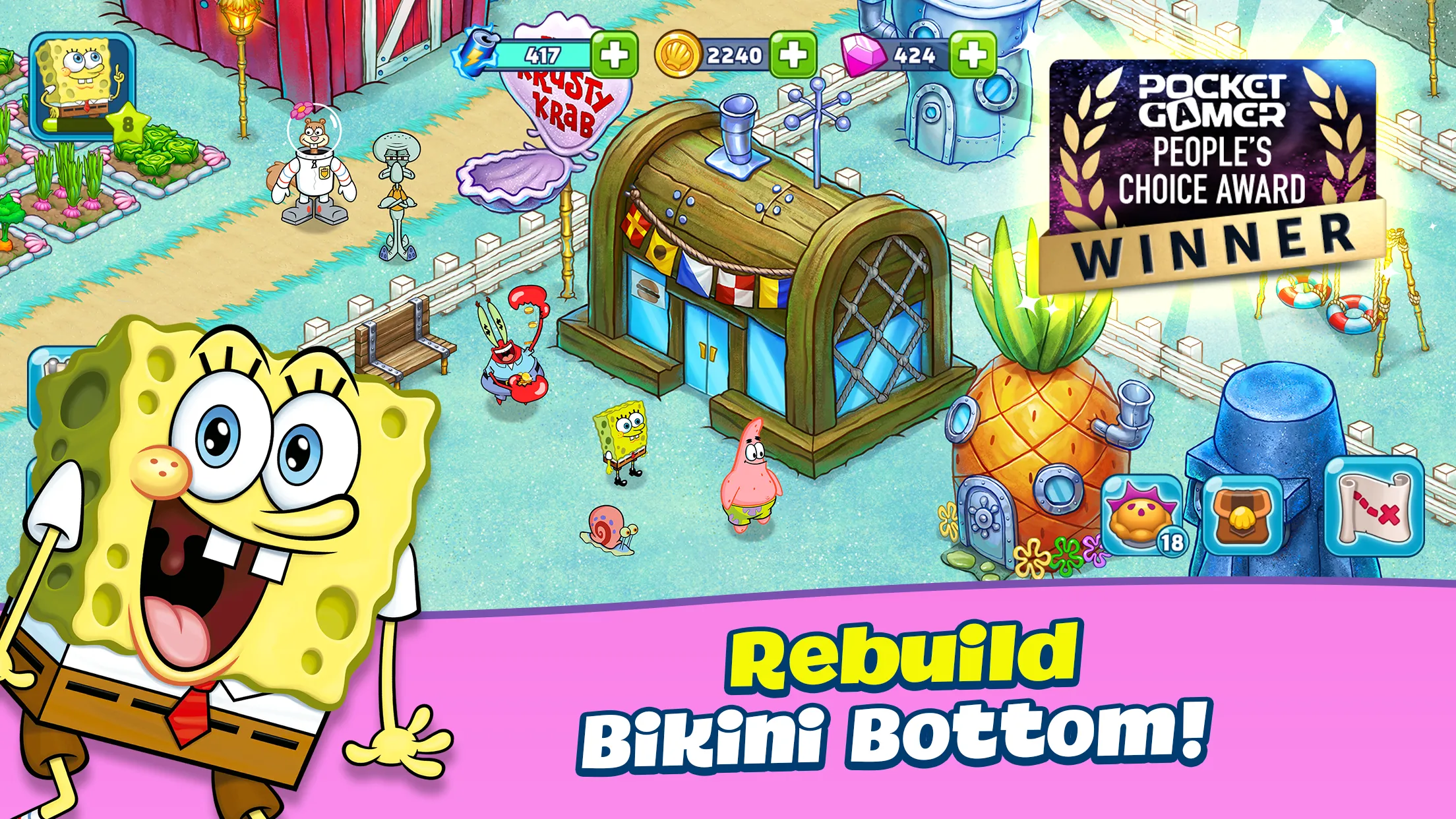 SpongeBob Adventures: In A Jam v2.33.0 APK Мод (Много денег) Screenshot 1