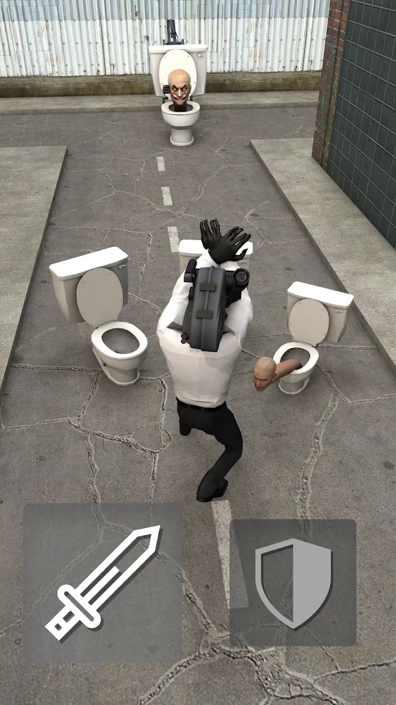 Toilet Fight v1.3.83 APK Мод (Много денег) Screenshot 1