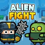 Скачать Alien Fight: Police vs Zombie Мод (Много денег) на Андроид