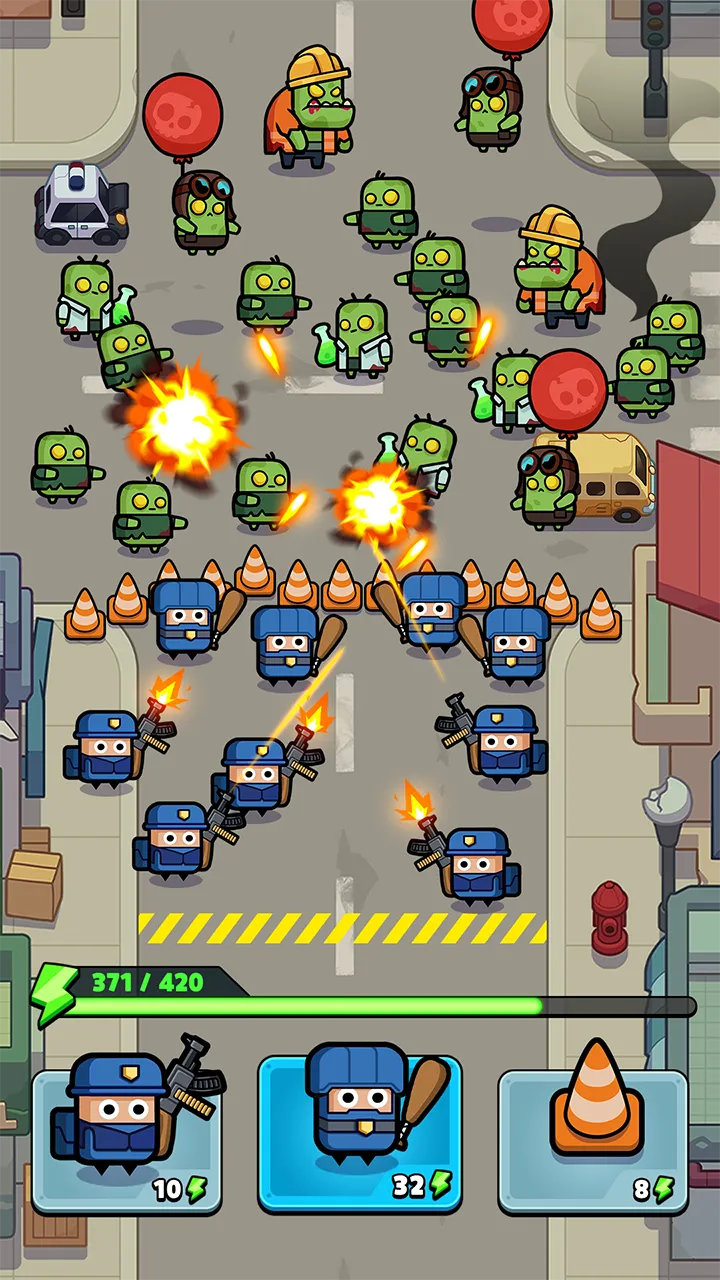 Alien Fight: Police vs Zombie v1.1.1 APK Мод (Много денег) Screenshot 5