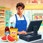 Скачать My Supermarket Journey Мод (Много денег) на Андроид