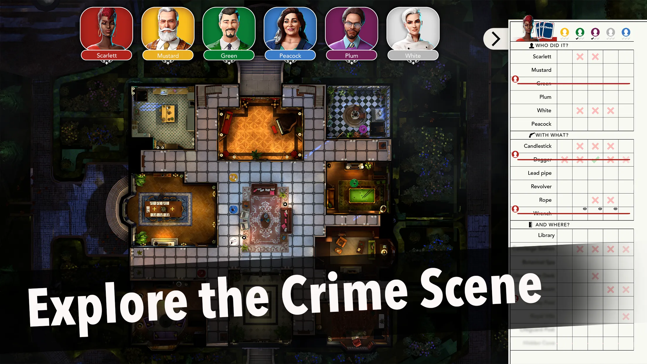 Cluedo: Official Hasbro Game v0.0.34 APK Мод (Полная версия) Screenshot 4
