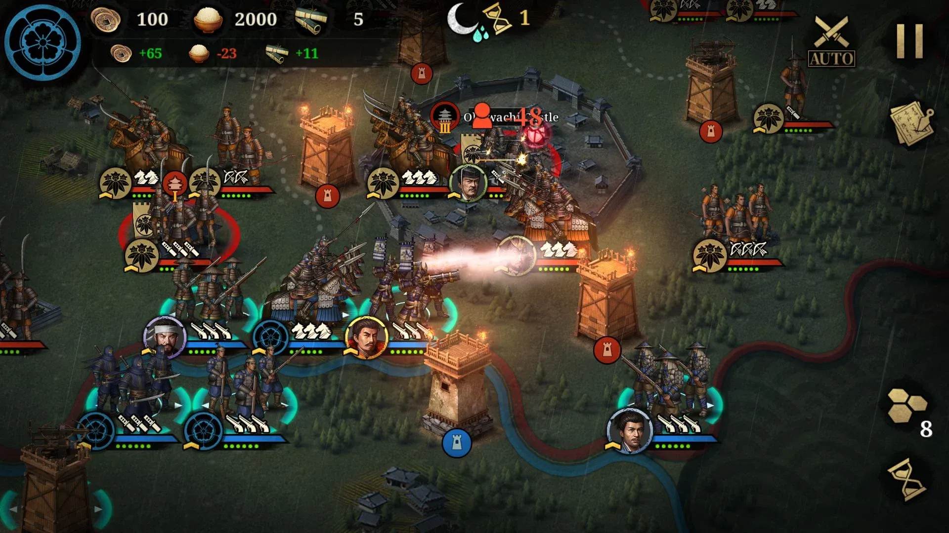 Great Conqueror 2: Shogun v2.8.0 APK Мод (Много денег) Screenshot 3