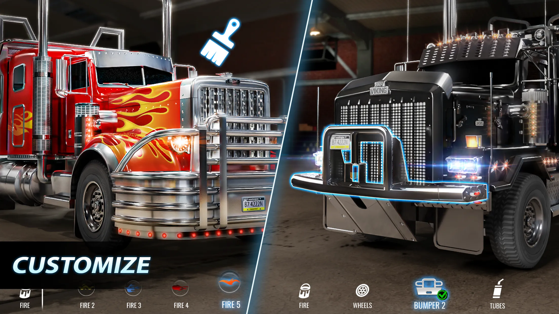 Big Rig Racing: Драг рейсинг v7.20.7.684 APK Мод (Лёгкая победа) Screenshot 3