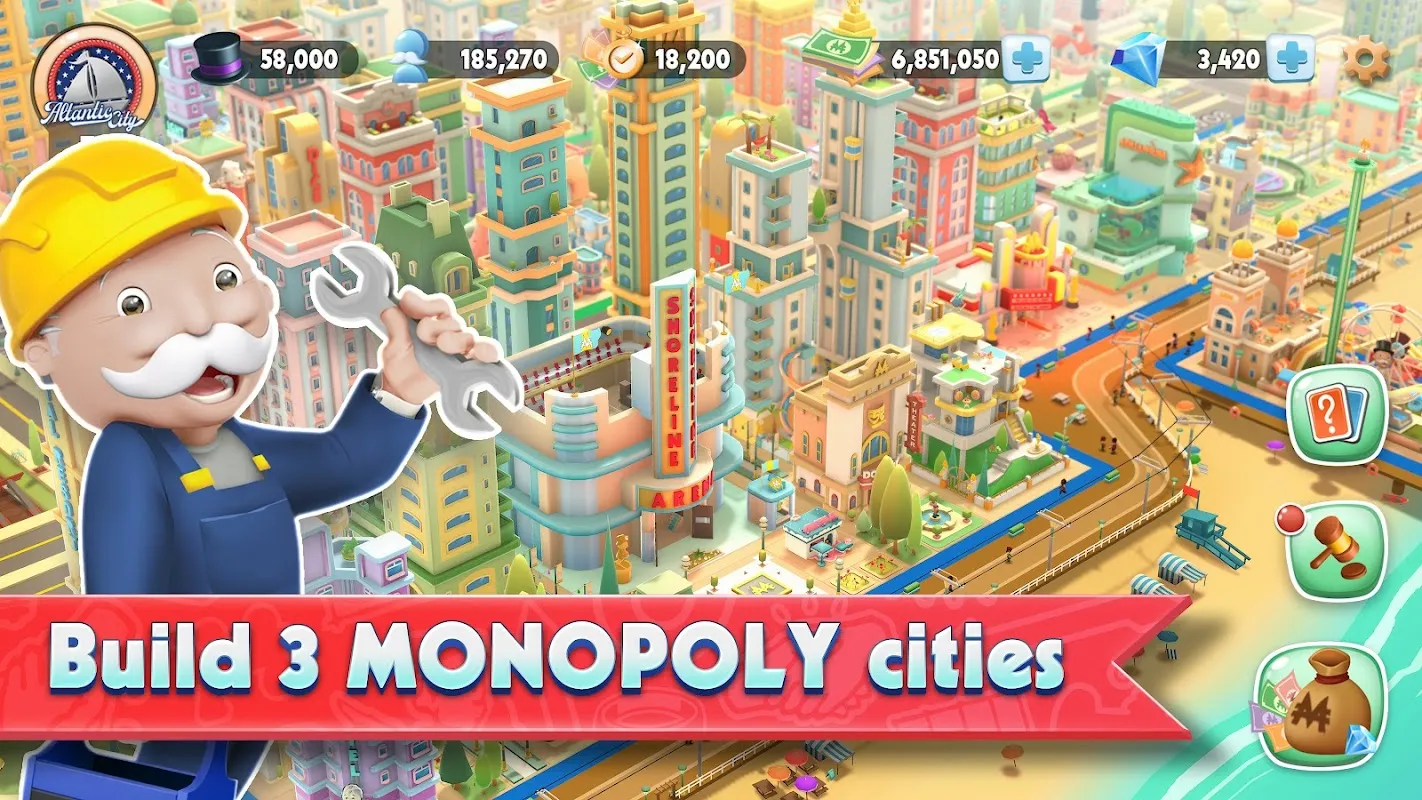 MONOPOLY Tycoon v1.7.2 APK Мод (Много денег) Screenshot 2