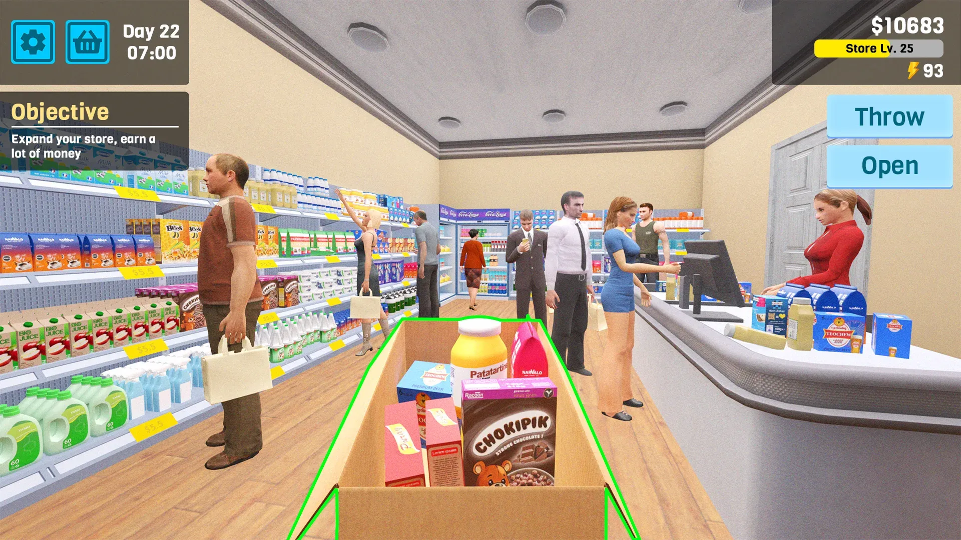 Manage Supermarket Simulator v2.7.13 APK Мод (Много денег) Screenshot 1 Manage Supermarket Simulator v2.7.13 APK Мод (Много денег) Screenshot 1