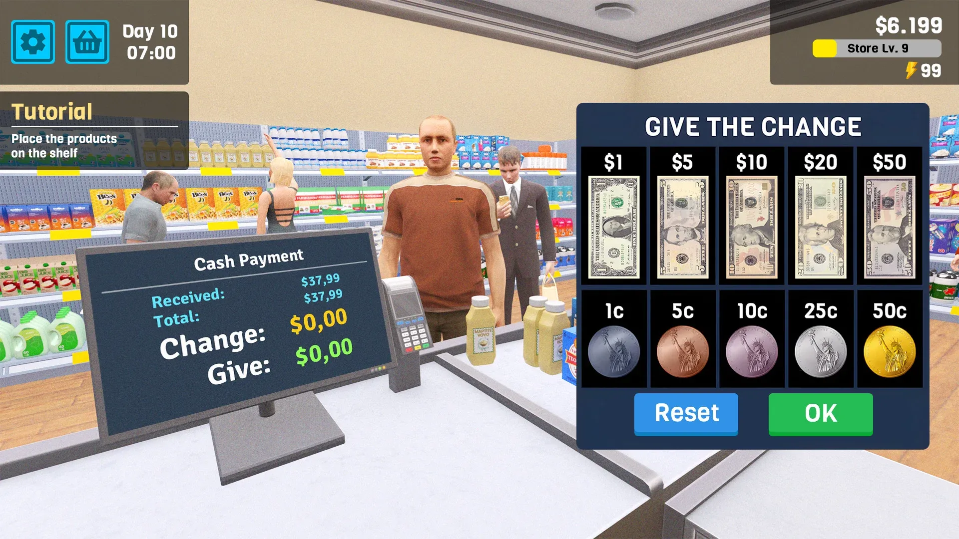 Manage Supermarket Simulator v2.7.13 APK Мод (Много денег) Screenshot 3 Manage Supermarket Simulator v2.7.13 APK Мод (Много денег) Screenshot 3