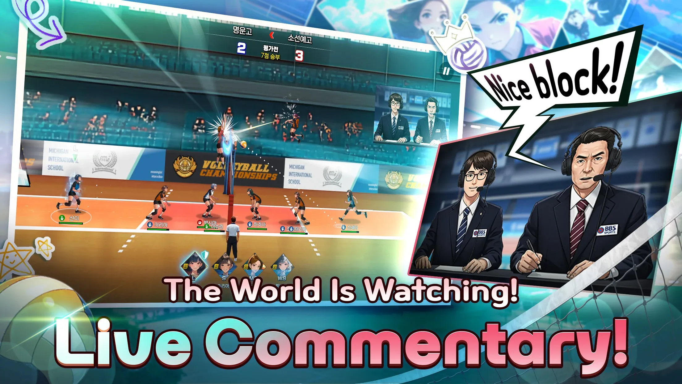 Volley Girls: High School Story v1.19.2 APK Мод (Меню, Выносливость) Screenshot 1 Volley Girls: High School Story v1.19.2 APK Мод (Меню, Выносливость) Screenshot 1