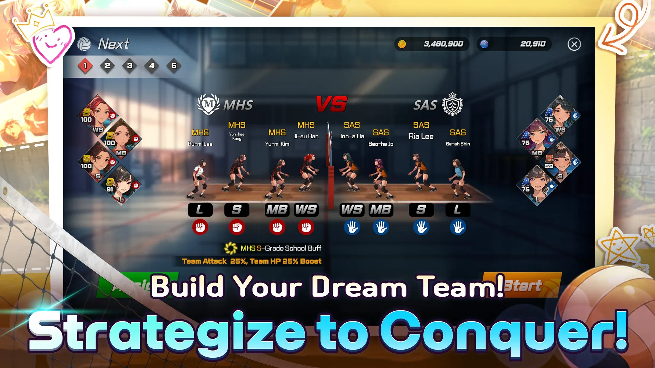 Volley Girls: High School Story v1.19.2 APK Мод (Меню, Выносливость) Screenshot 4 Volley Girls: High School Story v1.19.2 APK Мод (Меню, Выносливость) Screenshot 4