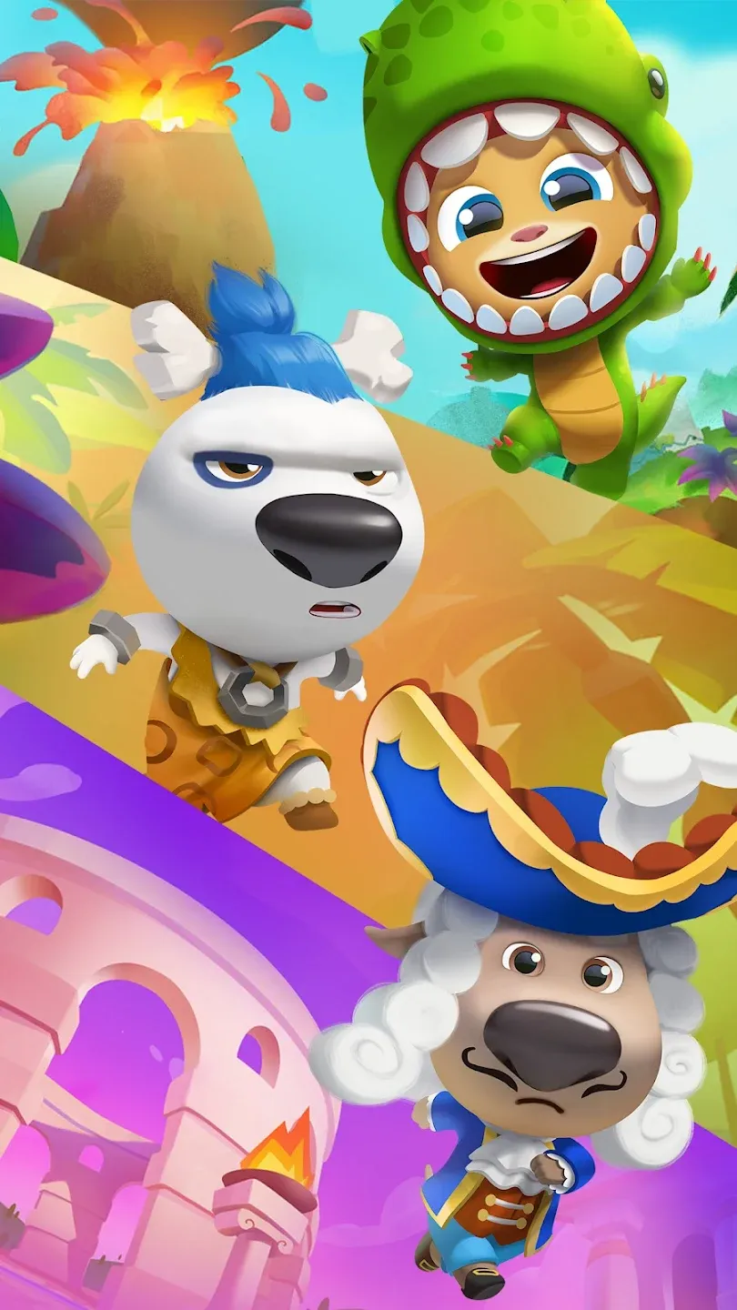 Говорящий Том: гонка на время v1.4.4.18457 APK Мод (Меню, Много денег, Без рекламы) Screenshot 5