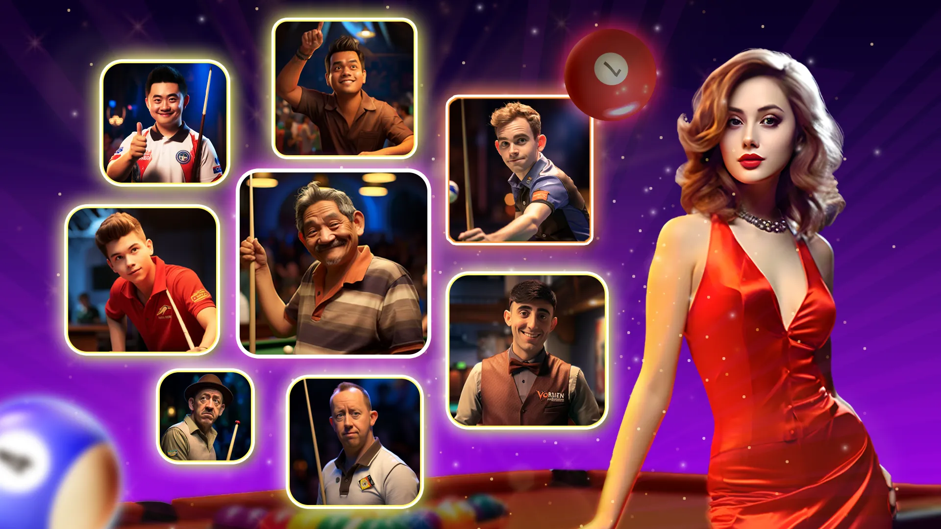 8 Ball Clash v4.0.18 APK Мод (Меню, Длинная линия, Бесплатные покупки) Screenshot 3 8 Ball Clash v4.0.18 APK Мод (Меню, Длинная линия, Бесплатные покупки) Screenshot 3
