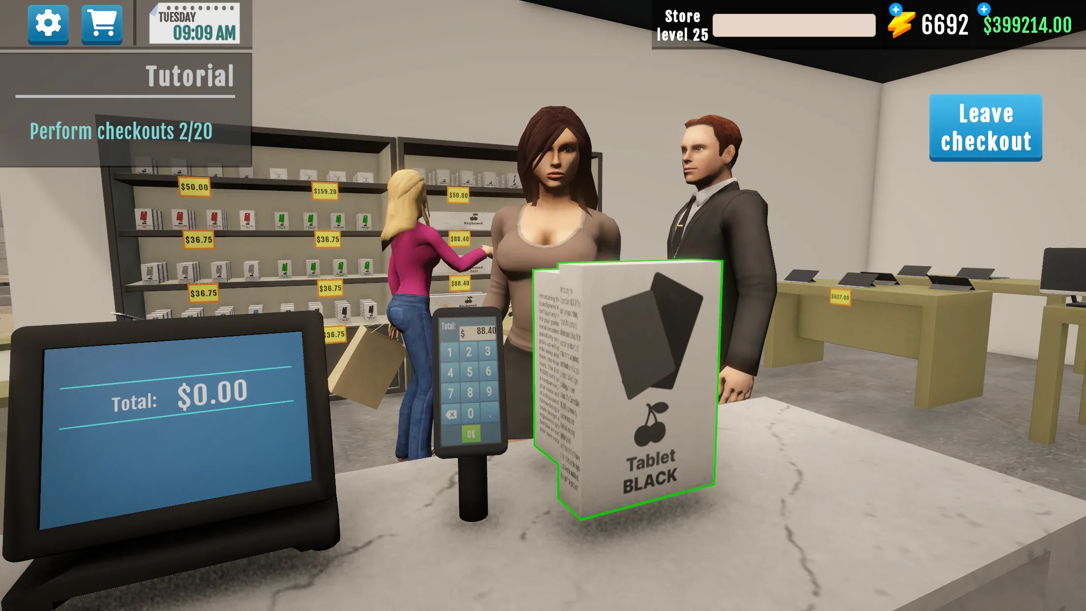 Electronics Store Simulator 3D v1.30.5 APK Мод (Меню, Premium, Много денег, Без рекламы) Screenshot 1