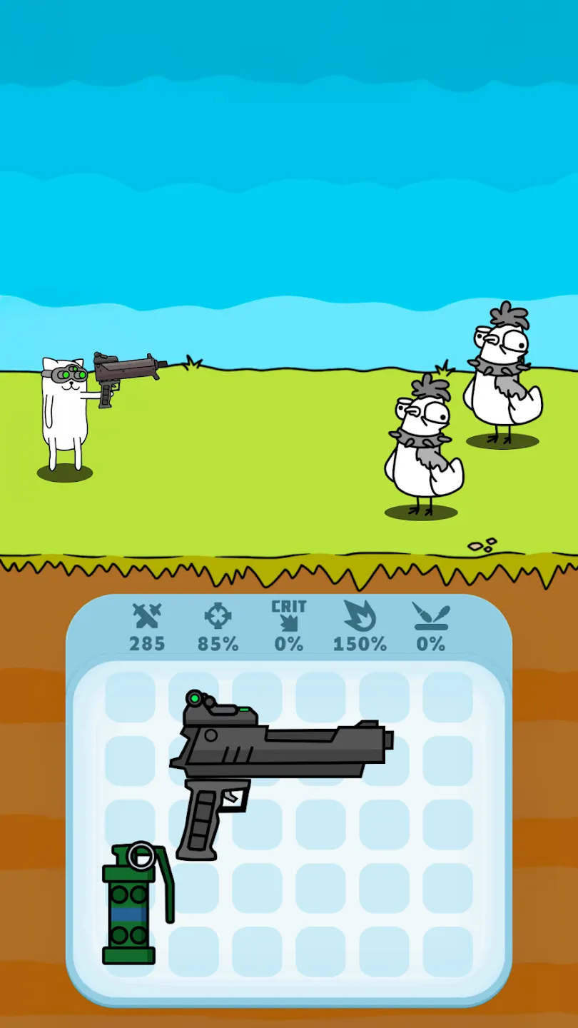 Gun Hero: Cat Survival Shooter v3.0.7 APK Мод (Меню, Высокий урон, здоровье и награды) Screenshot 3 Gun Hero: Cat Survival Shooter v3.0.7 APK Мод (Меню, Высокий урон, здоровье и награды) Screenshot 3