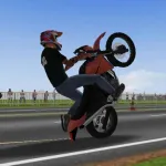 Скачать Moto Wheelie 3D Мод (Много денег) на Андроид