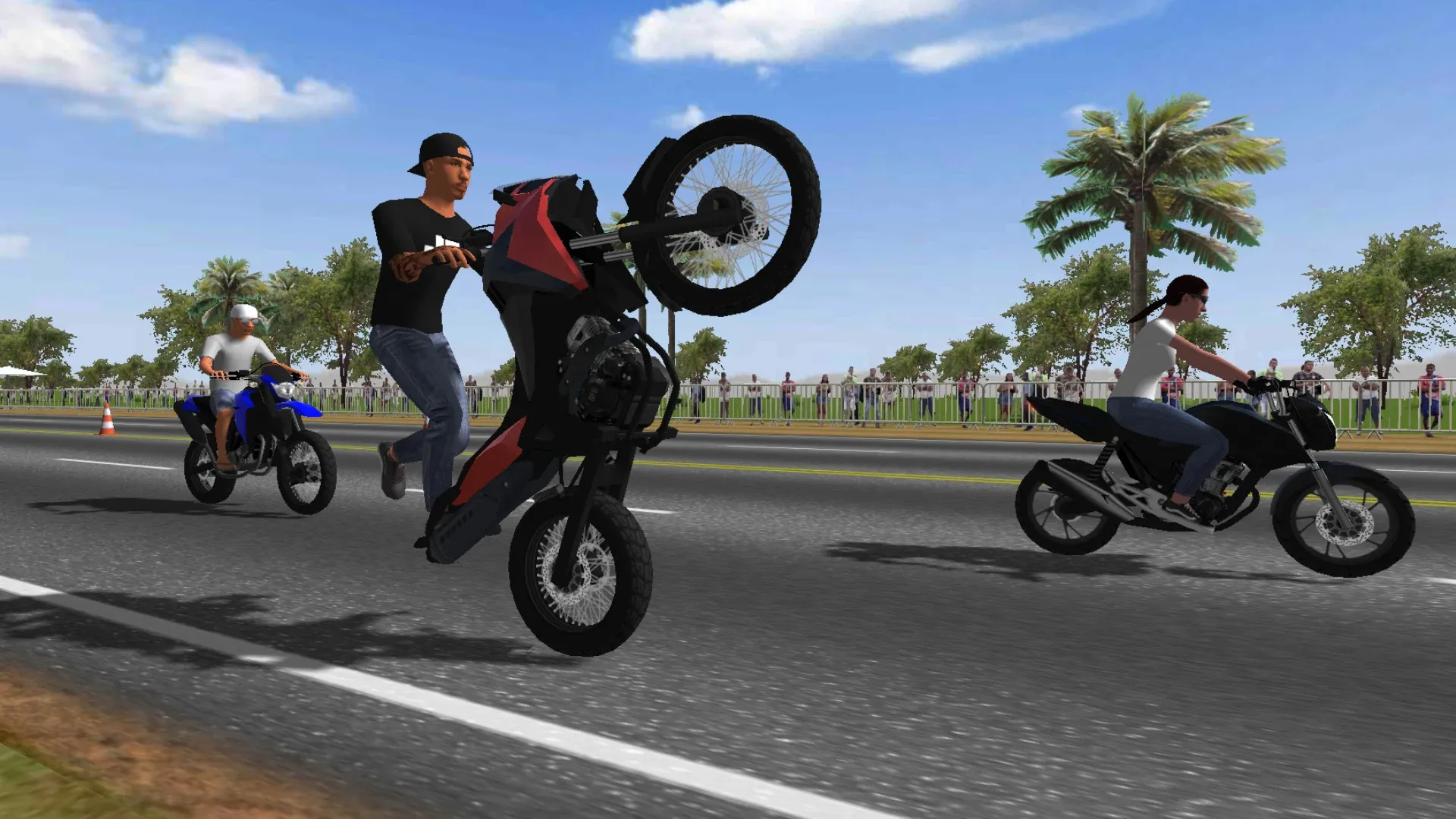 Moto Wheelie 3D v0.110 APK Мод (Много денег) Screenshot 1