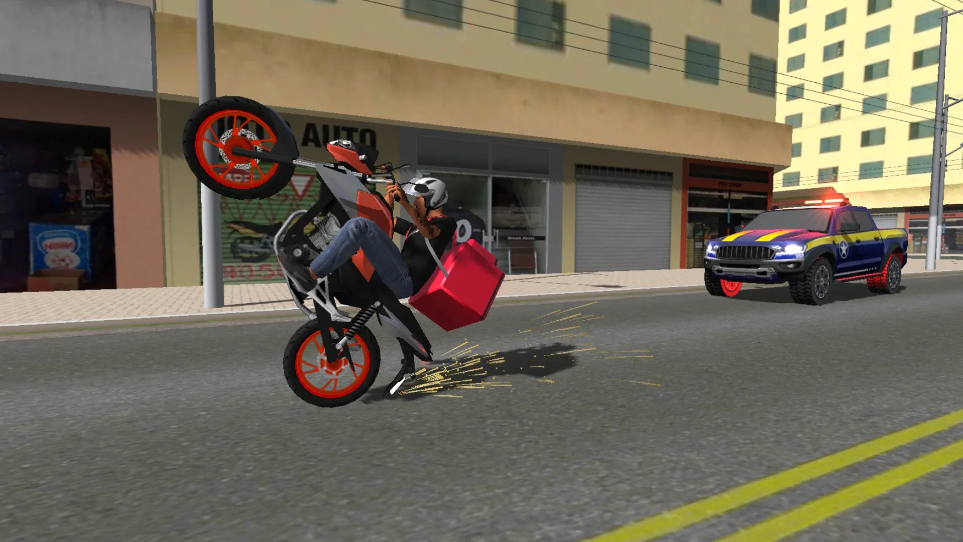 Moto Wheelie 3D v0.110 APK Мод (Много денег) Screenshot 2