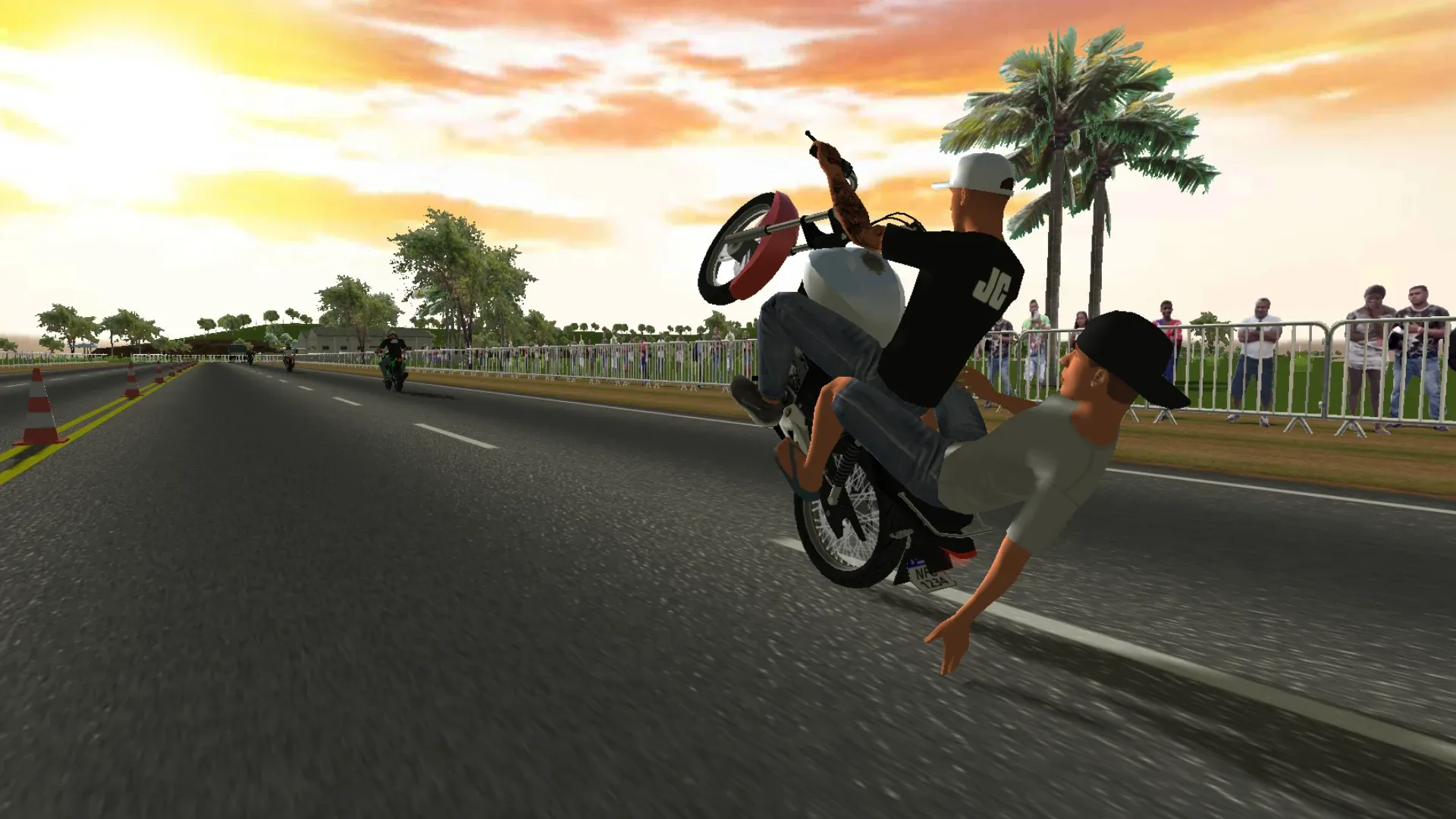 Moto Wheelie 3D v0.110 APK Мод (Много денег) Screenshot 3