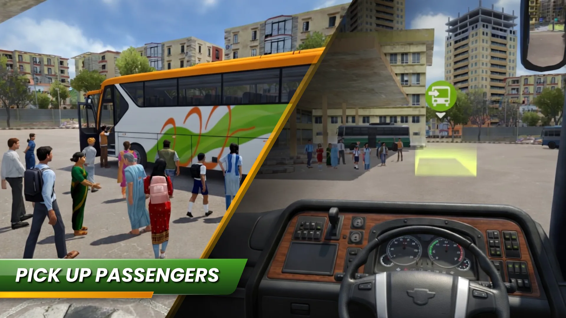 Bus Simulator India v1.0 APK Мод (Много денег) Screenshot 3