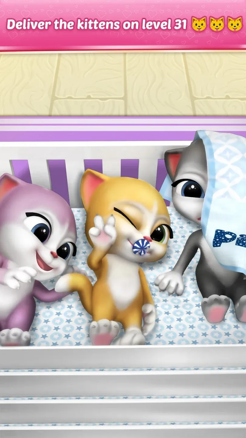 Беременная Кошка Эмма v3.1.1.5 APK Мод (Много денег) Screenshot 2
