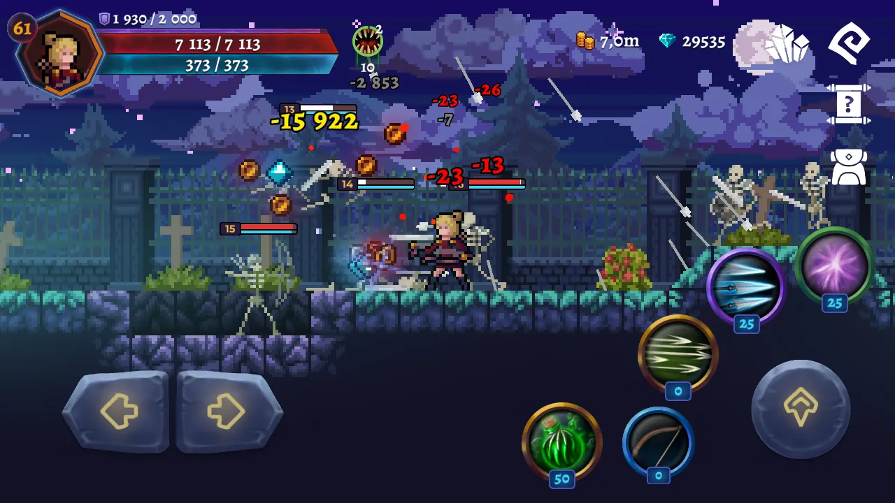 Darkrise - Pixel Action RPG v0.27.24 APK Мод (Мега Меню, Много ресурсов) Screenshot 3