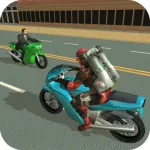 Скачать Jetpack Hero Miami Crime [мод: много денег] на Андроид